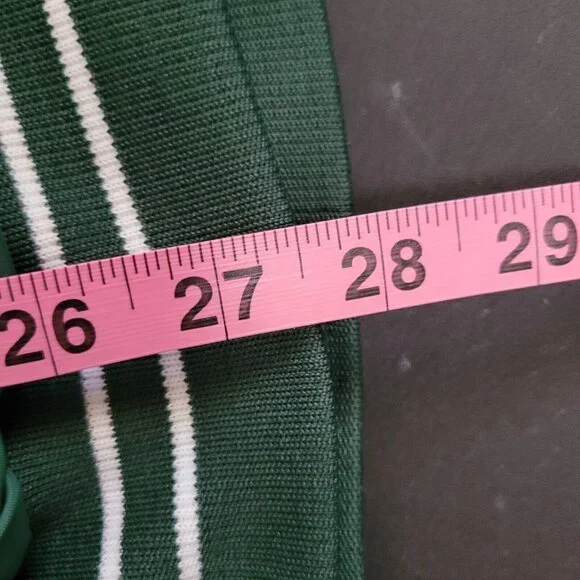 Vintage Bike Pullover Windbreaker Jacket Mens L Green George Washington Softball - Picture 8 of 9